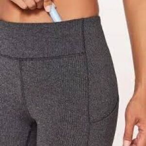 Lululemon Gray High-Waisted Leggings